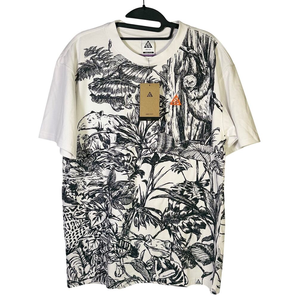Nike ACG Men’s Jungle Animal Graphic Dri-FIT T-Shirt Small NWT - Picture 2 of 9